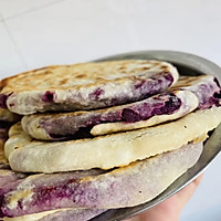 #在夏日饮饮作乐#紫薯芋泥饼的做法图解4
