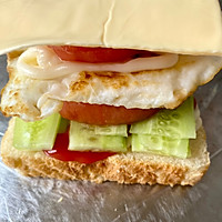 #女神野餐记#荷包蛋芝士片三明治的做法图解7