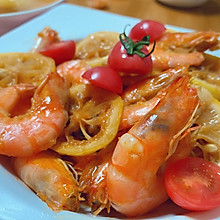 酸辣柠檬虾