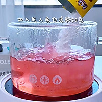 玫瑰蓝莓啵啵果冻，超Duang~的做法图解3