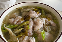 #零腹担吃夜宵#酸菜水滑肉的做法
