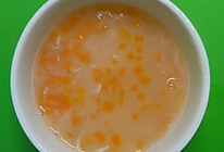 红萝虾皮粥的做法