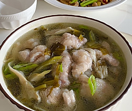 #零腹担吃夜宵#酸菜水滑肉的做法