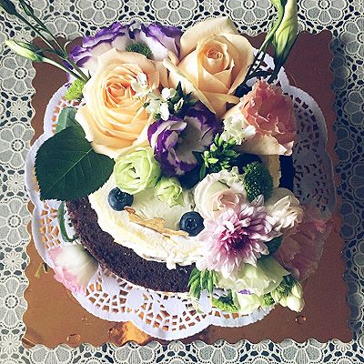 裸蛋糕（鲜花）
