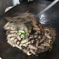 辣炒钉螺的做法图解4