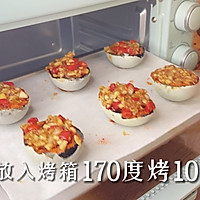#一学就会快手菜#皮蛋的神仙吃法，蒜香烤皮蛋的做法图解6