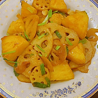 #忽而夏至 清凉一夏#东南亚风情菠萝凤梨藕片 酸甜开胃的做法图解7