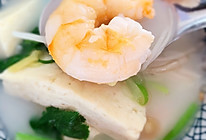 鲜虾豆腐牛奶浓汤的做法