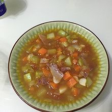 培根蔬菜汤