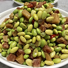 香炒毛豆豆--超級下飯菜
