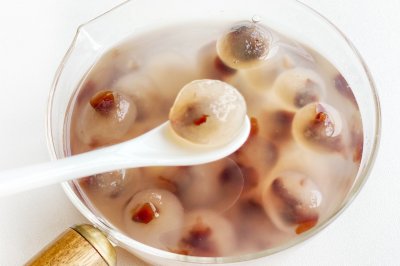 西米蔓越莓圆子