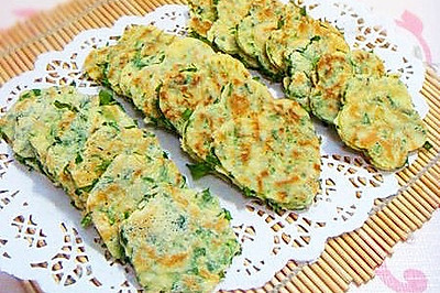 芹菜鸡蛋饼