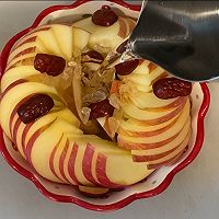#流感季饮食攻略#冰糖红枣蒸苹果的做法图解5