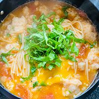 番茄虾滑锅的做法图解8