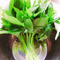 清炒红薯叶的做法图解1