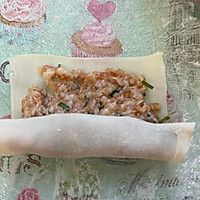 懒人版小肉龙（馄饨皮版）的做法图解2
