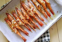 蒜蓉烤海虾的做法