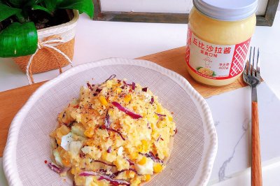 日料招牌美食-日式土豆玉米沙拉