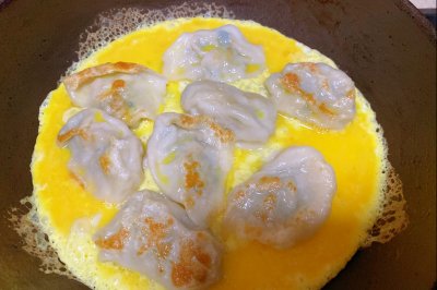 漂亮又美味的蛋煎饺