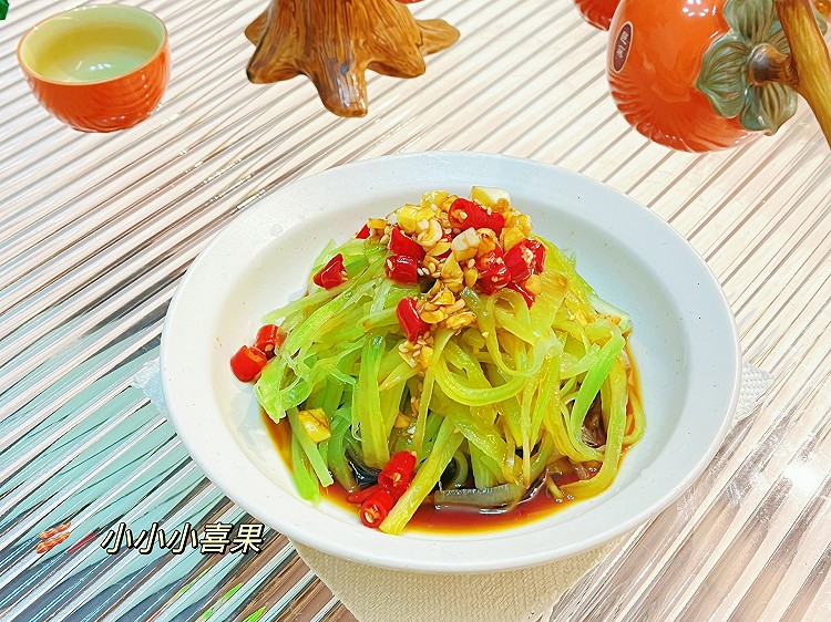 呛莴笋，养生又够味！能炫两碗米饭的做法