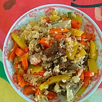 新疆羊肉抓饭（家庭简版两人餐）的做法图解8
