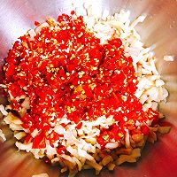 湖南开胃菜—香辣爽脆萝卜干（刀豆丝）的做法图解6