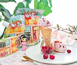 #糖小朵甜蜜控糖秘籍#零卡糖蔓越莓冰淇淋的做法