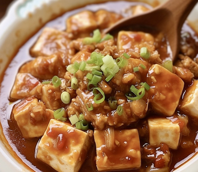 豆腐这样做麻辣鲜香过瘾，浓郁的麻婆豆腐汤汁拌着米饭真的绝了！的做法