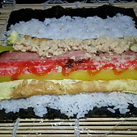 韩式紫菜包饭的做法图解4