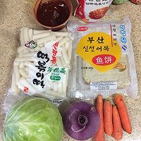 韩式辣炒年糕（哒啵ki！不用油）的做法图解1