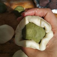 豆沙蛋黄酥的做法图解31