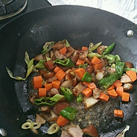 野蘑菇卤肉焖饭的做法图解8