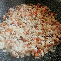 生炒红豆葱菇饭的做法图解4