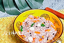 #宝宝的第一口辅食鱼#挪威北极鳕鱼菜肉粥的做法