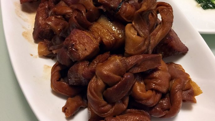 百叶结烧肉