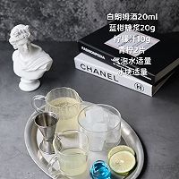 鸡尾酒特调——冰川的做法图解1