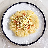 蛋黄肉松芝士饭团的做法图解6