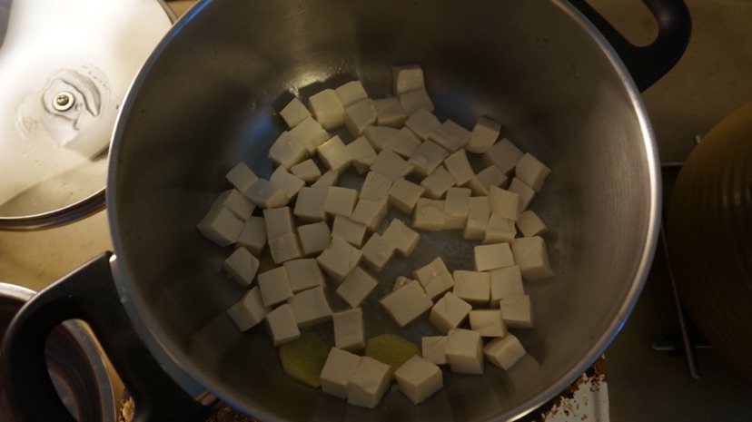 翡翠豆腐羹的做法图解3