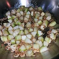 节瓜虾米煎蛋的做法图解4