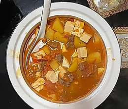 牛肉嫩豆腐汤的做法