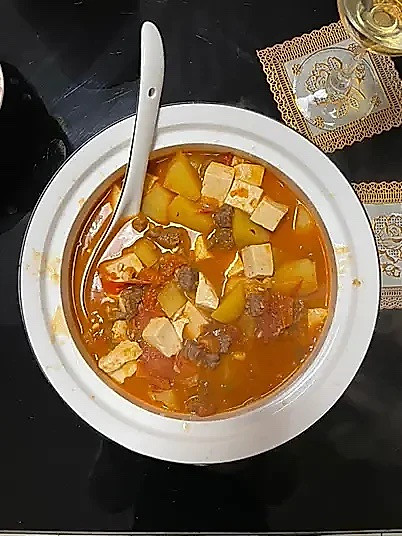 牛肉嫩豆腐汤的做法