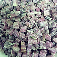 紫薯西米粽子的做法图解2