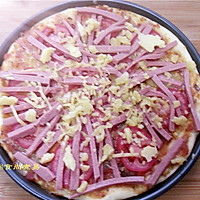 番茄鸡肉肠厚底披萨#自己做更健康#的做法图解18