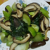 蚝油香菇青菜的做法图解4