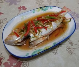 普宁豆酱蒸红杉鱼(海鱼)的做法