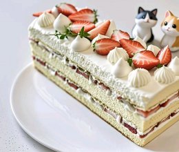 #纳福汇轻松喷出美味#草莓城堡蛋糕的做法
