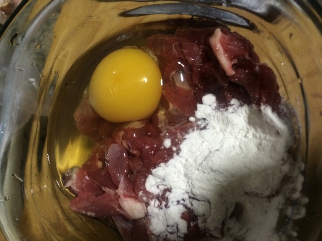 肉炒蘑菇的做法图解1