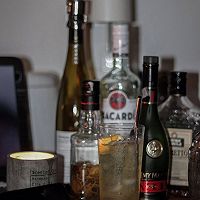 鸡尾酒三重奏—氛围感微醺夜｜白兰地&朗姆&利口酒的做法图解1