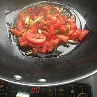 #中粮我买，超模滋味大公开#西红柿虾仁疙瘩汤的做法图解5