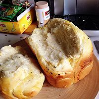 燕麦牛奶芝士面包（面包机做）的做法图解7